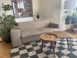 Sofa 3-Sitzer, beige
