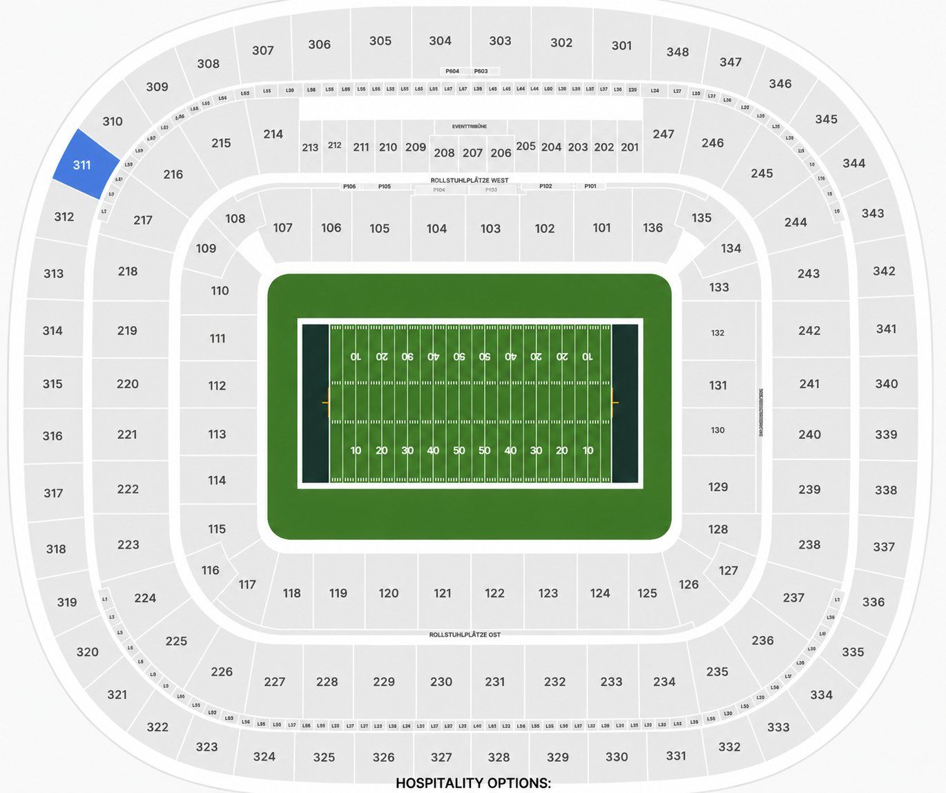 Billets: NFL München 2026 Sitzplätze Oberrang – Neuf avec emballage d'origine à Wohlen AG par OOS-Tickets 1
