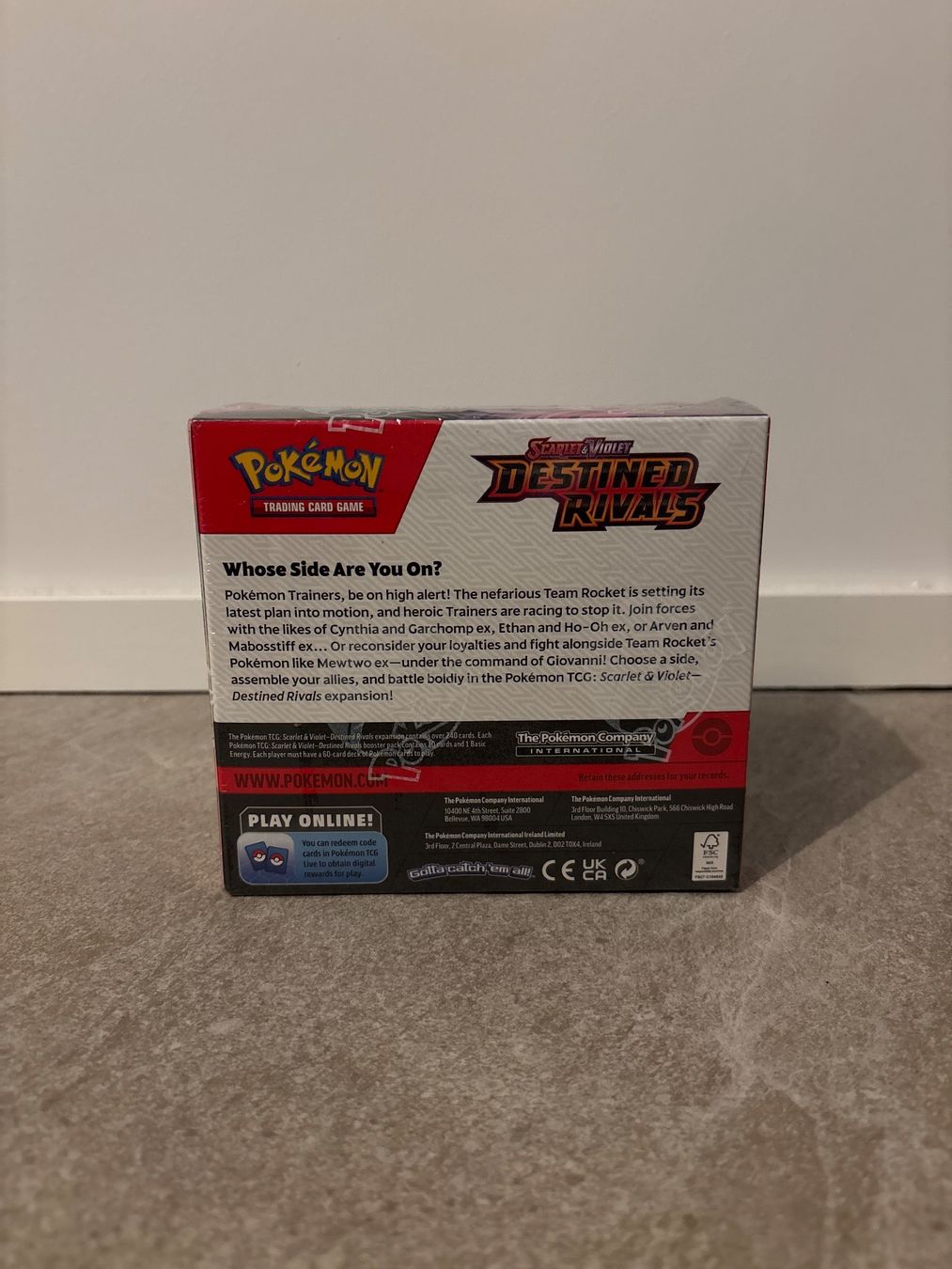 Pokémon Carte collezionabili: Destined Rivals Booster Display English – Nuovo e nell'imballaggio originale da Massagno venduto da pokecoach 1