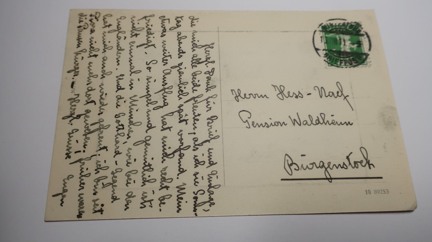 Cartoline postali: Winterthur Privatkrankenhaus  1911 – Usato da Cormoret venduto da Pascalll2001 5