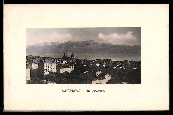 Cartoline postali: AK Lausanne, Vue générale – Usato da Berlin venduto da bartko-reher