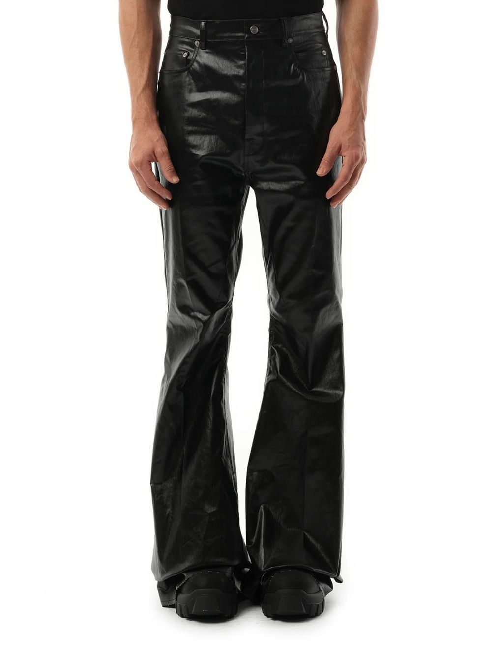 Rick Owens Camicie: Rick Owens Hollywood Men's Bolan Bootcut Jeans – Nuovo e nell'imballaggio originale da Zürich venduto da ole_z2vf