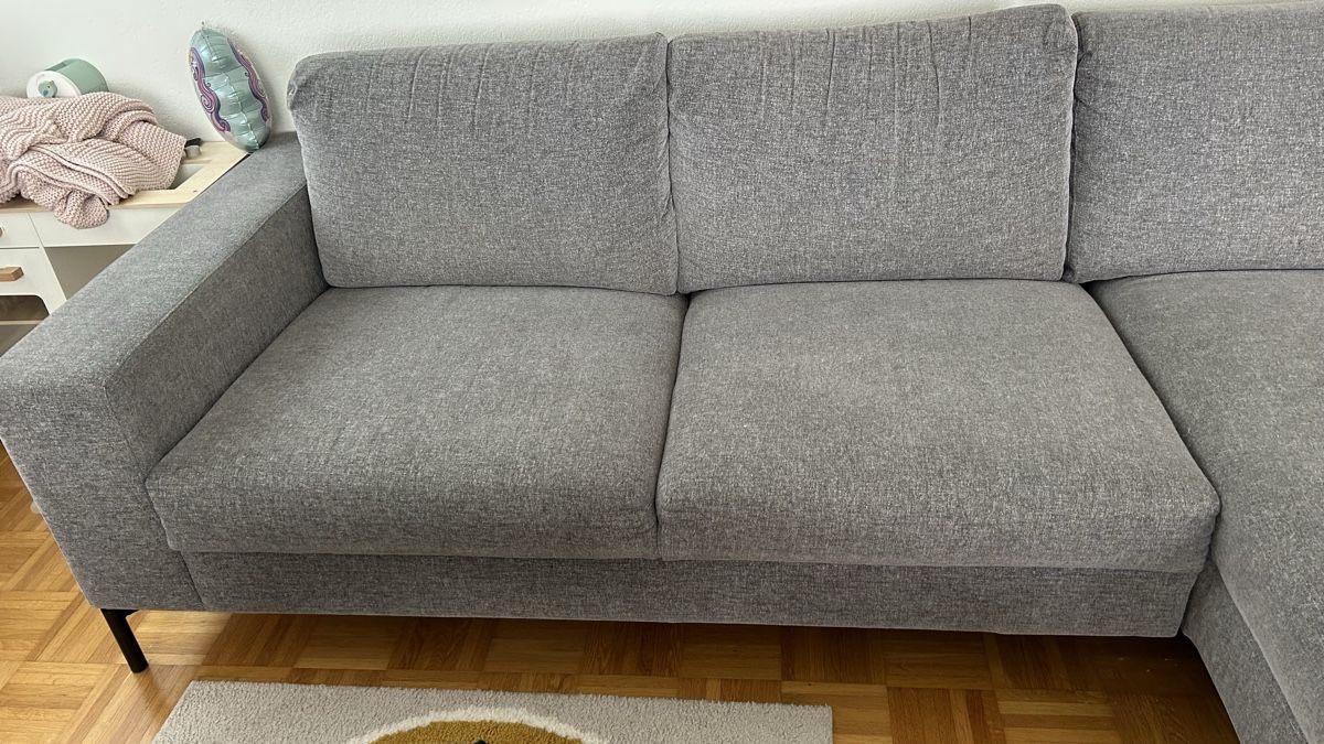 Sofas: Ecksofa Grau Stoff – D'occasion à Adliswil par Korte_8134 1