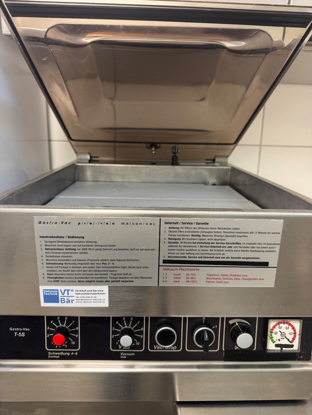Elettrodomestici da cucina: Vakuumiergerät Gastro-Vac T-SS – Usato da Uznach venduto da maben01 1