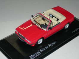 Maserati Biturbo Spider 1986 rot * Minichamps 1:43