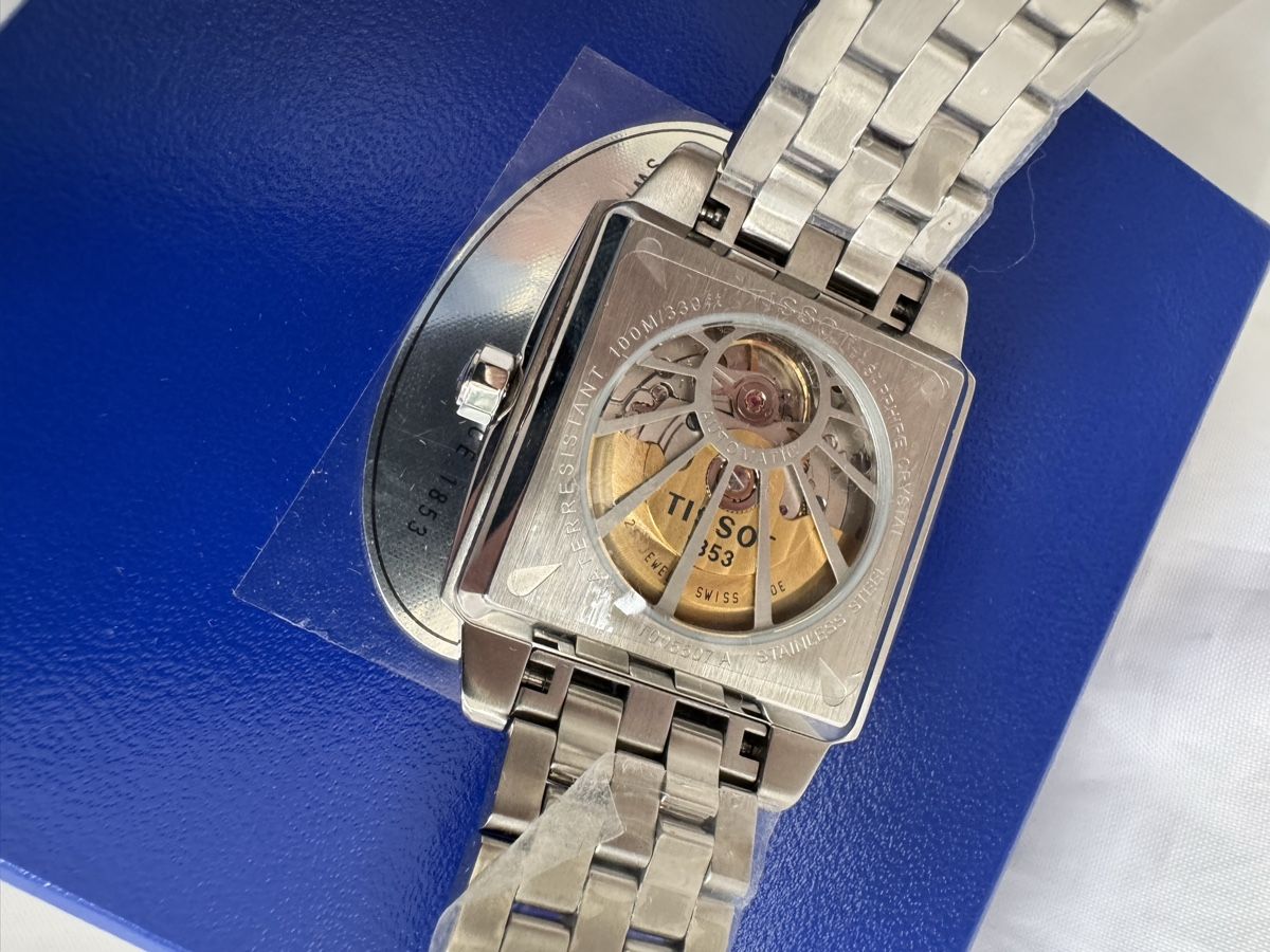 Tissot Orologi: Tolle ungetragene Herrenuhr Tissot Quadrato, Automatic Swiss – Nuovo e nell'imballaggio originale da Rünenberg venduto da Fendi02 6