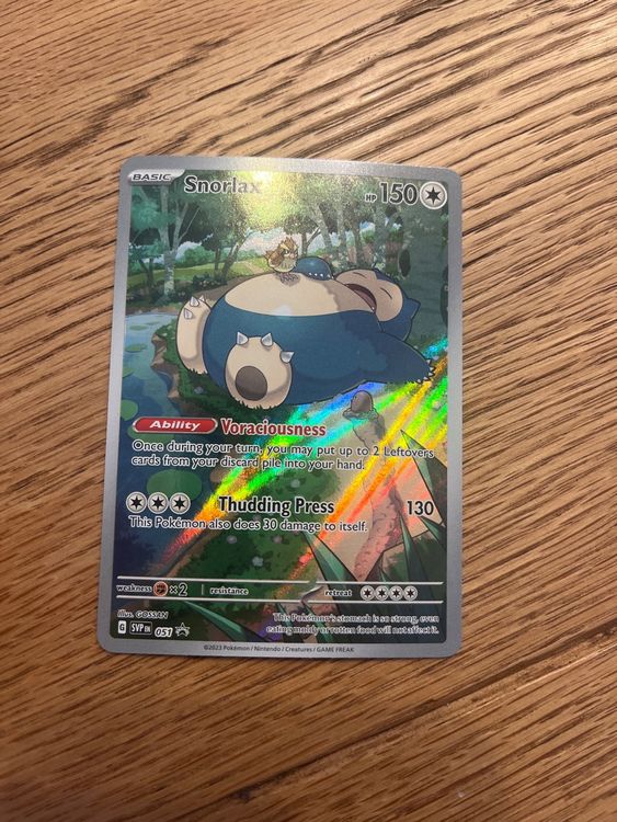 Pokemon Snorlax Promo Ab Fr Top Aktionen Kaufen Auf Ricardo