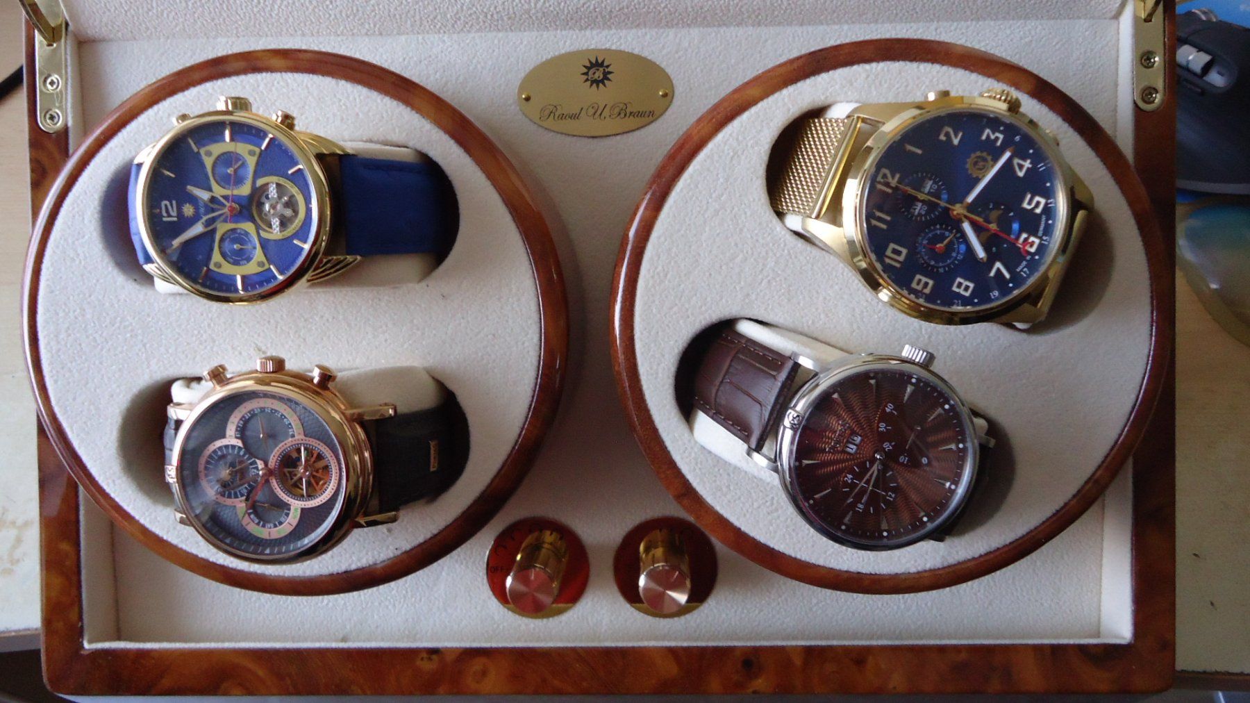 Orologi: Super Set mit vier Automatic Uhren und Uhrenbeweger – Usato da Winterthur venduto da Forester19 7
