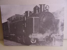 Postcard Neuseeland Fell lokomotive H.199at Cross Creek1955.