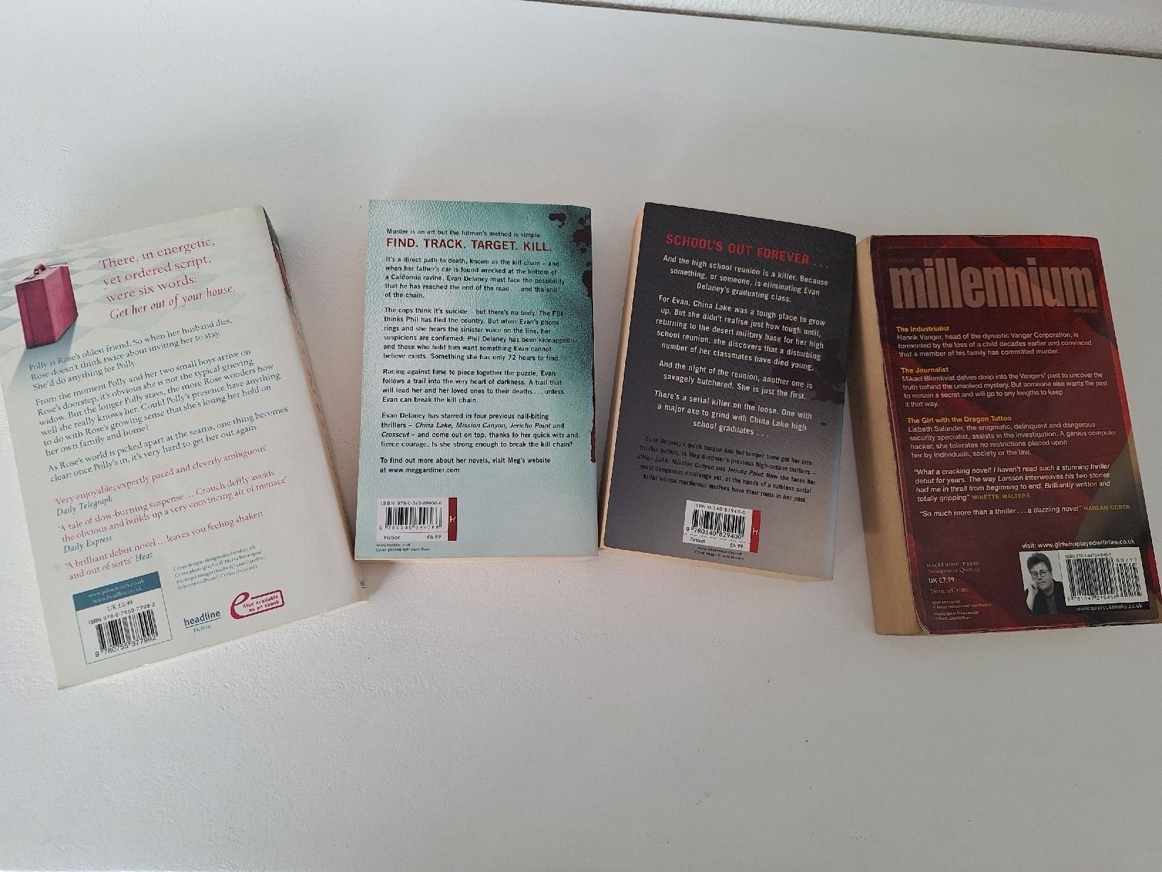Libri: 4 spannende Thriller ENGLISCH – Usato da Aesch BL venduto da ChezToKa 1