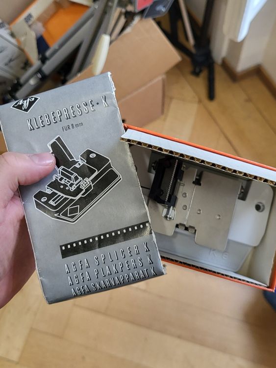 Unità & Adattatore: Agfa Klebepresse K 8mm / Agfa Splicer K 8mm – Usato da Bern venduto da FotoStrobo.ch_Outlet 2