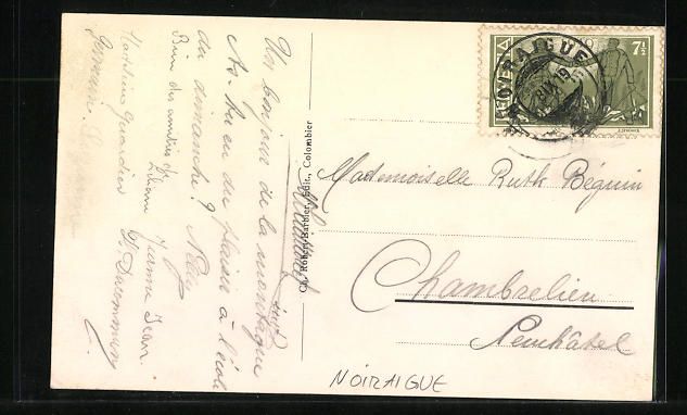 Cartoline postali: AK Noiraigue, Les Oeillons – Usato da Berlin venduto da bartko-reher 1