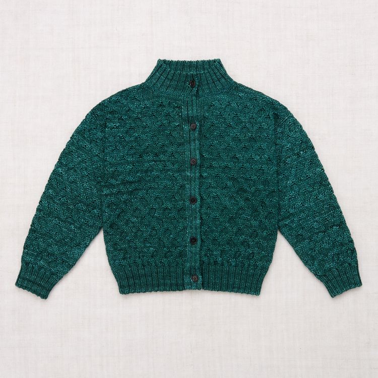 Robe Fille Misha + Puff En Laine Mérinos - Taille 5-6 Ans - Couleur Paon - Poches Festonnées - Neuf Avec étiquettes