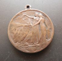 Medaille Eröffnung Simplon Sempione Tunnel 1905