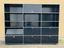 USM Haller Sideboard Schwarz 3x5
