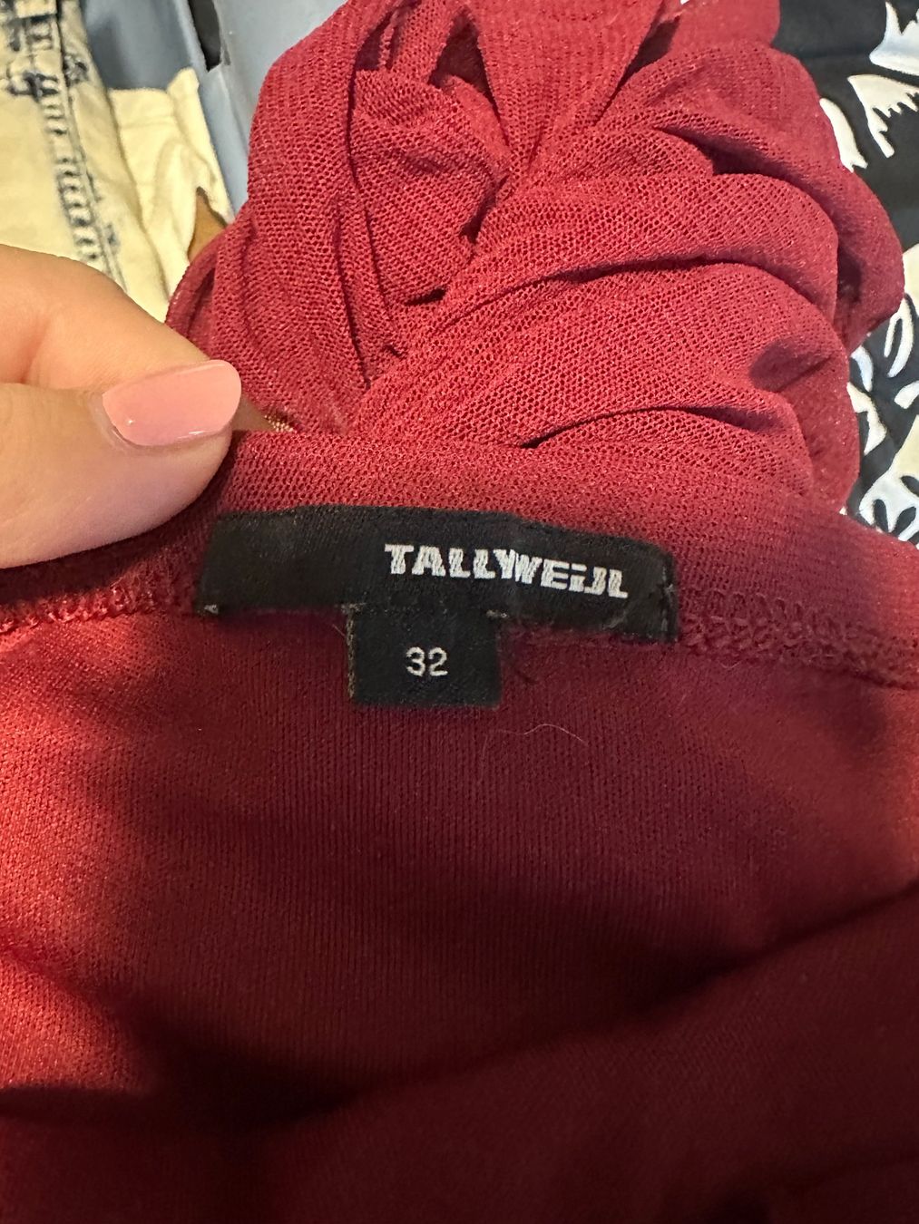 Tally Weijl Robes: Weinrotes Minikleid (32) – D'occasion à Schaan par Hermine2018 1