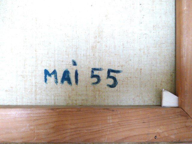 Gemälde: Hafenbild: Oel-Gemälde auf Leinwand – Gebraucht aus Liestal von euro2006 2