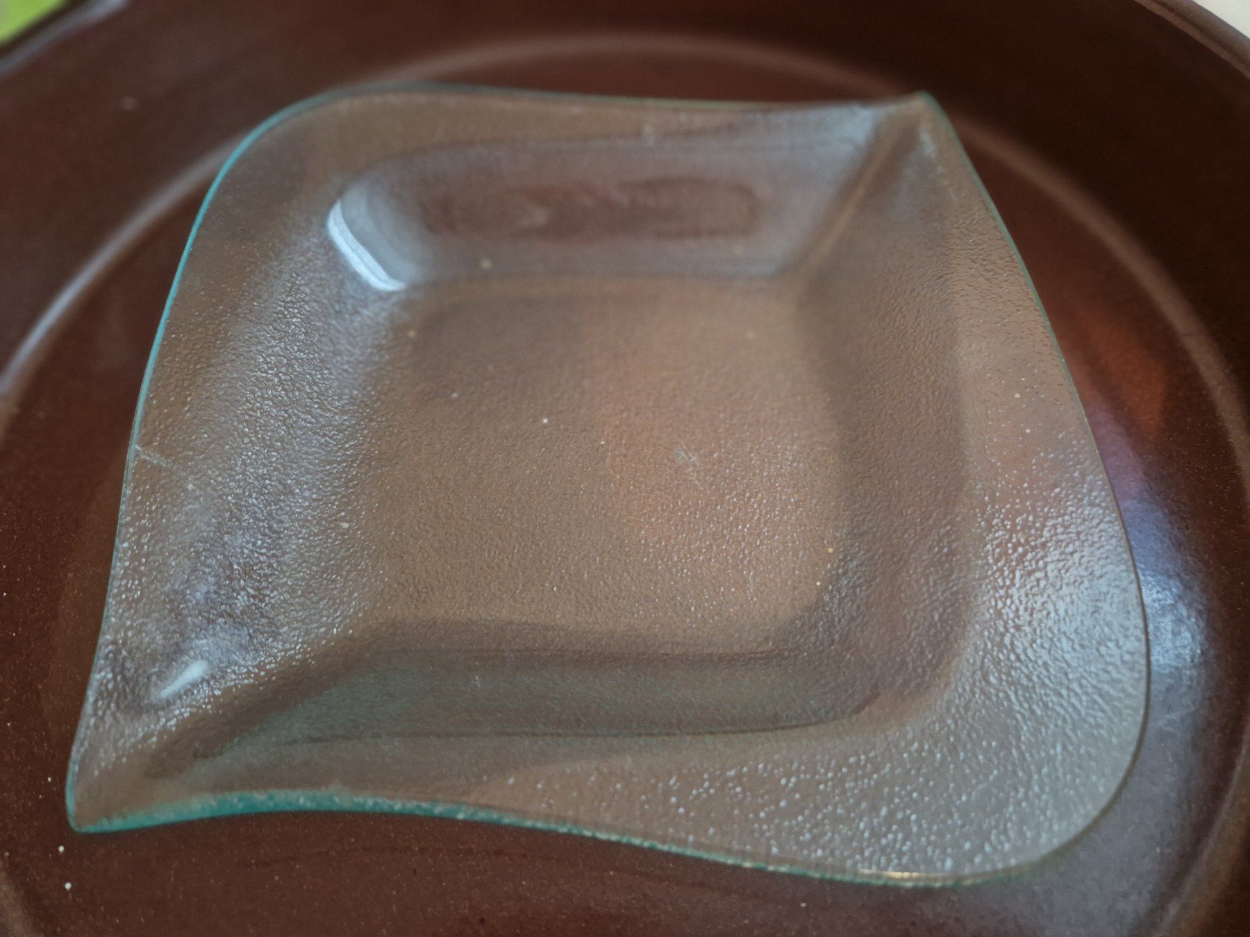 Piatti: 4 Eckig Glas Teller – Usato da Niederbipp venduto da Trude04