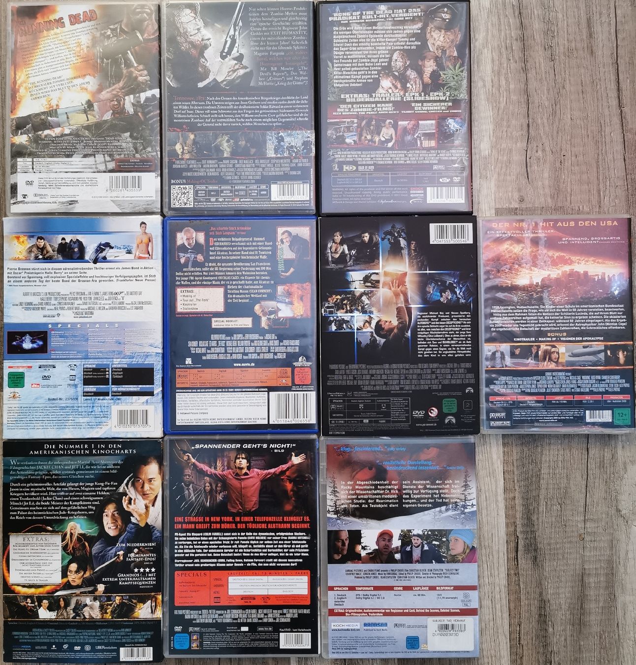 Tutti i DVDs: 10 DVD Diverses – Usato da Grenchen venduto da KevinsellsCards 1