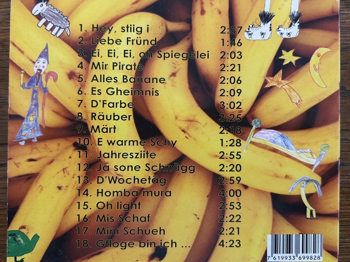CD: Alles Banane Kinderlieder von Caroline Graf  – Usato da Wolhusen venduto da eve_m6cg 2