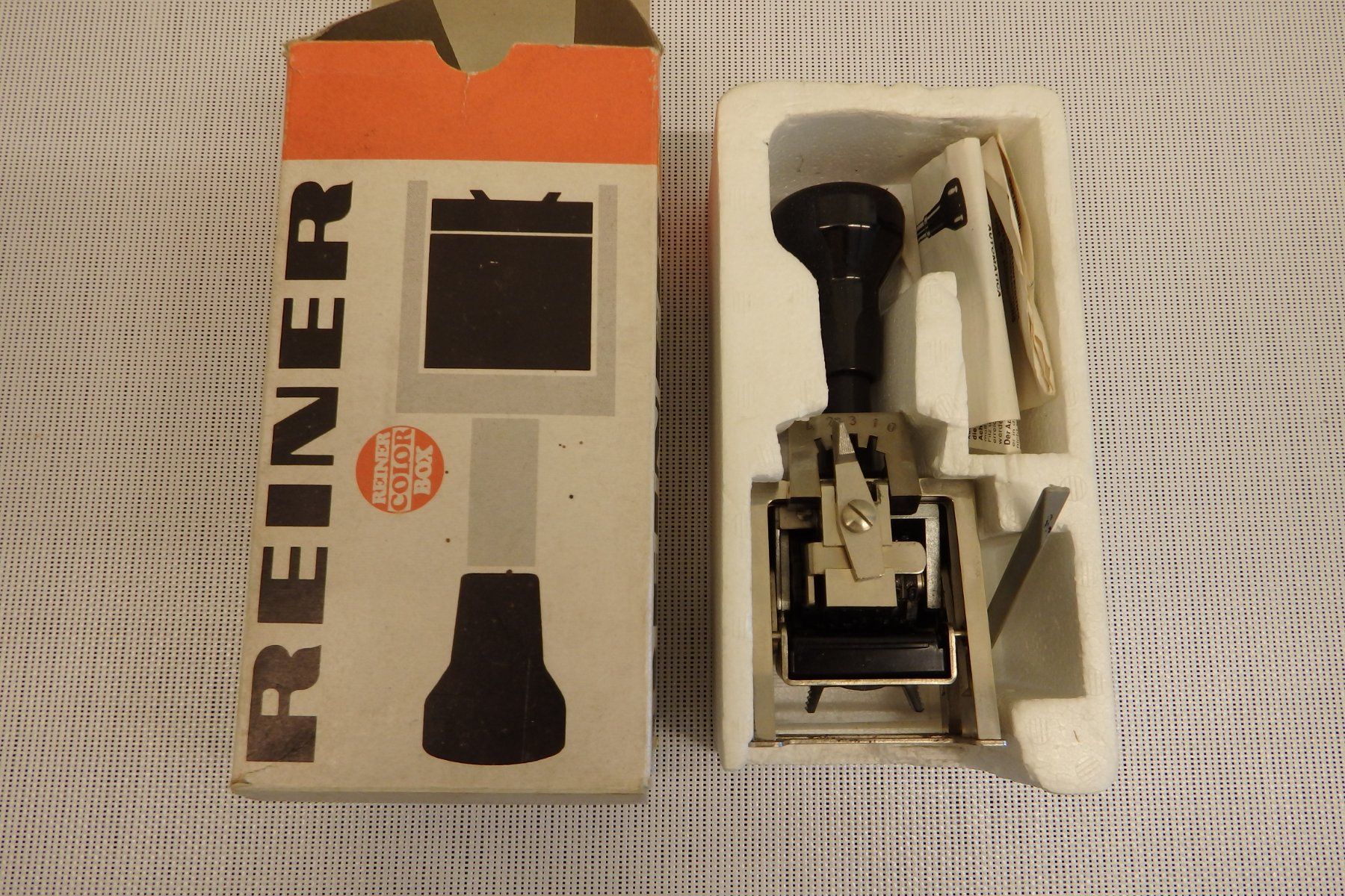 Timbri: Nummerierungs-Stempel oder Paginiermaschine Reiner B2 – Usato da Bischofszell venduto da Museumscafe 5