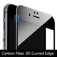 3D Carbon Faser Panzerglas iPhone 6 6S