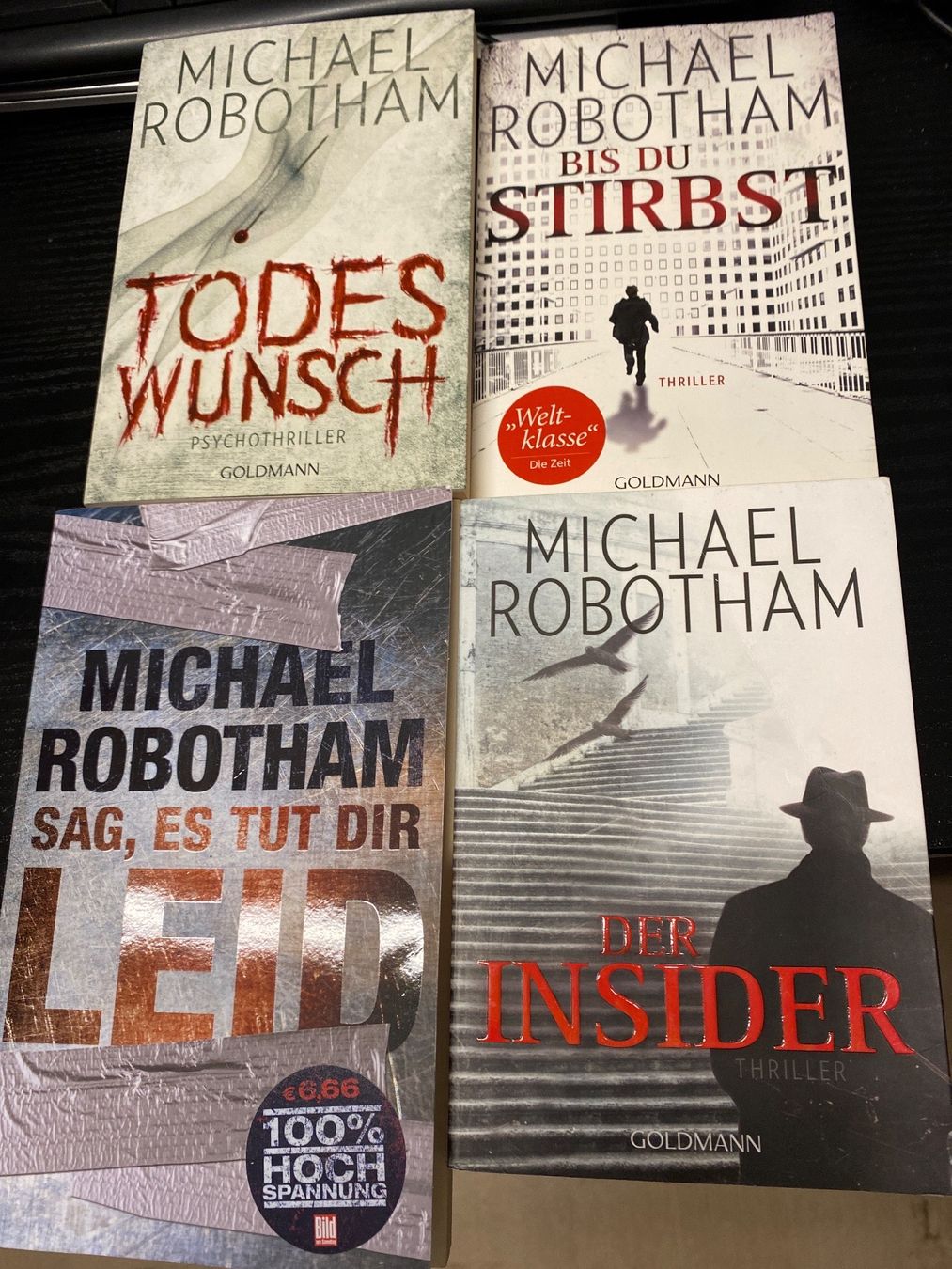 Libri: 4 x Hochspannung mit Michael Robotham – Usato da Erlinsbach SO venduto da Silverstorm