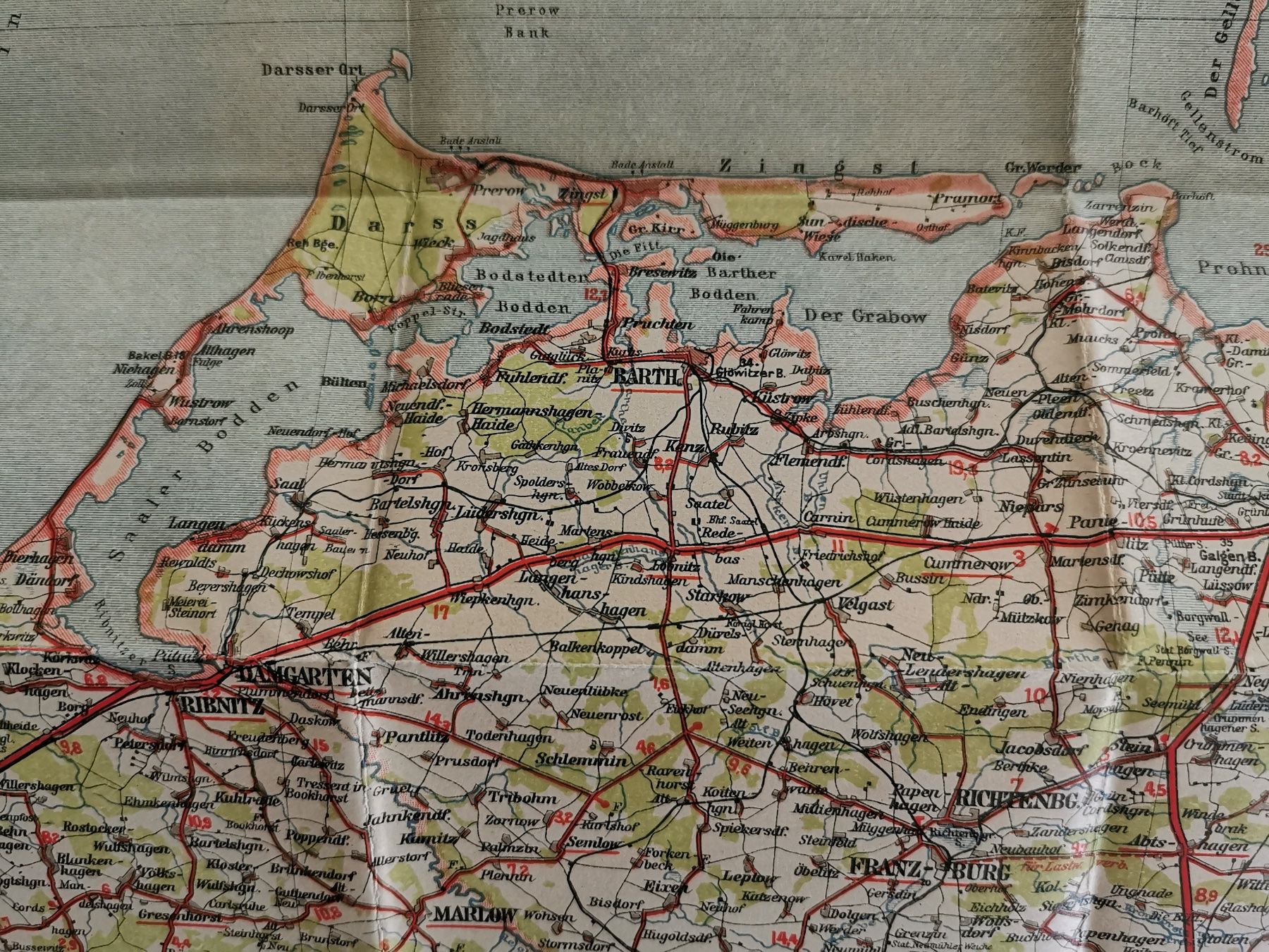 Cartine & Atlanti: Continental-Strassenkarte 5 Rostock – Usato da Richterswil venduto da Milan777 7
