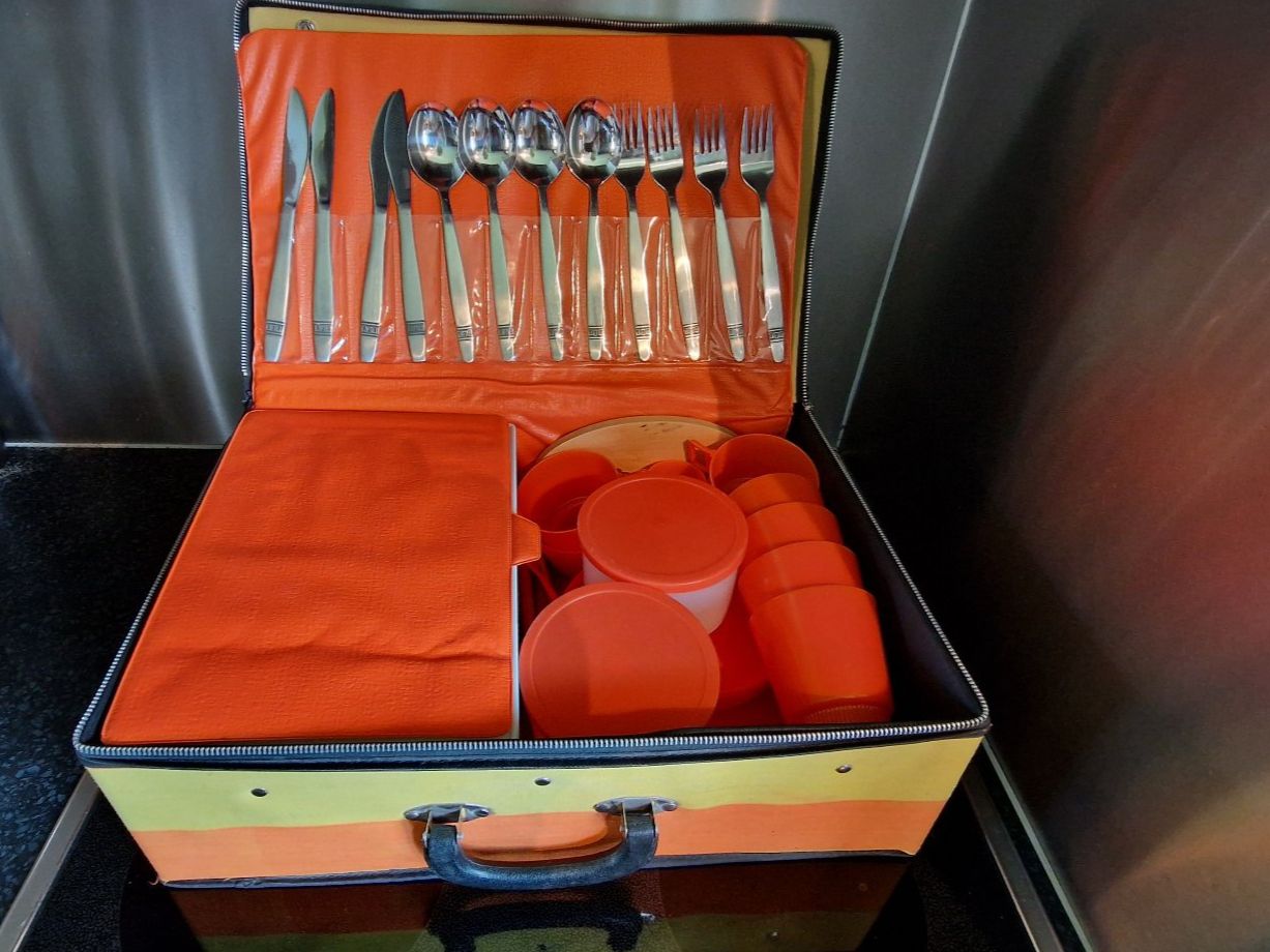 Valigie: Vintage Picknick-, Campingkoffer – Usato da Gstaad venduto da ise_79sf 2