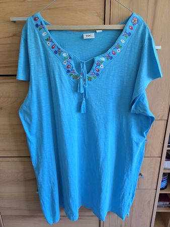 Grosse Grösse Luftiges Baumwoll Kleid Gr.48/50