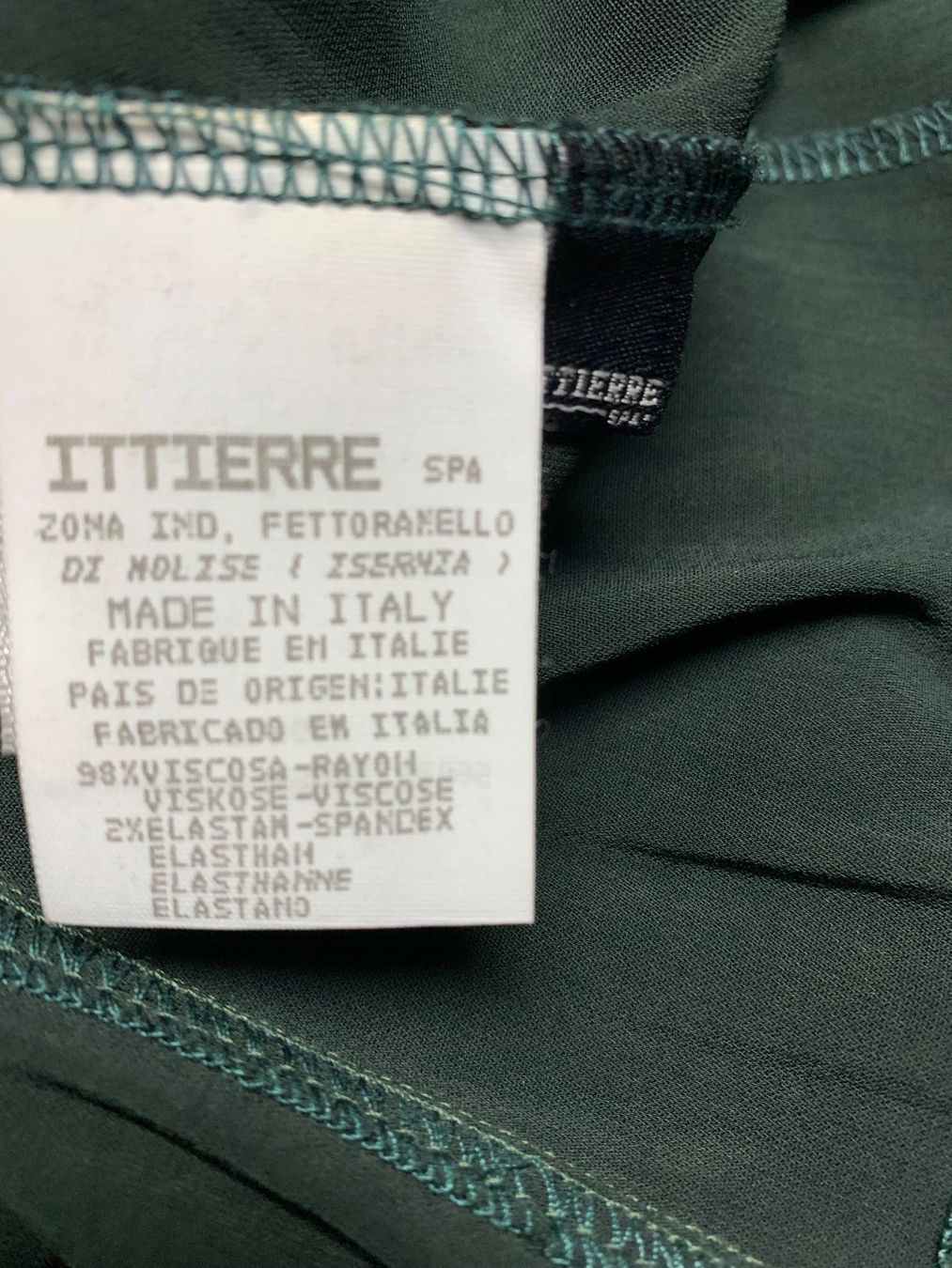 Versace Blusen: Vintage VERSACE Bluse Gr. S, tannengrün – Neu (gemäss Beschreibung) aus Biel-Benken BL von PANORMUS 1