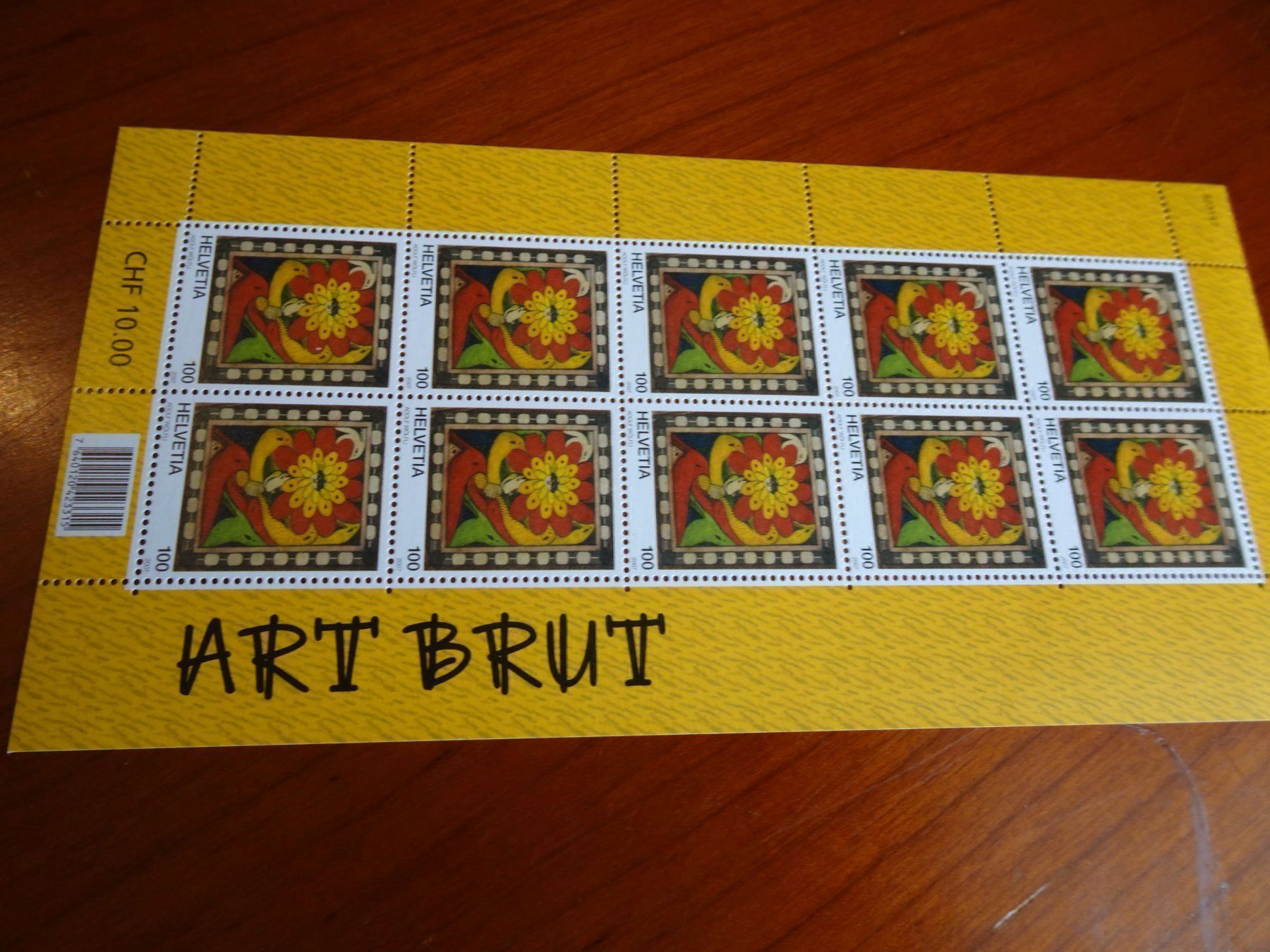 Tutti i francobolli: 2007 KLEINBOGEN POSTFRISCH; ART BRUT – Nuovo (secondo la descrizione) da Eschenbach SG venduto da eDaisy