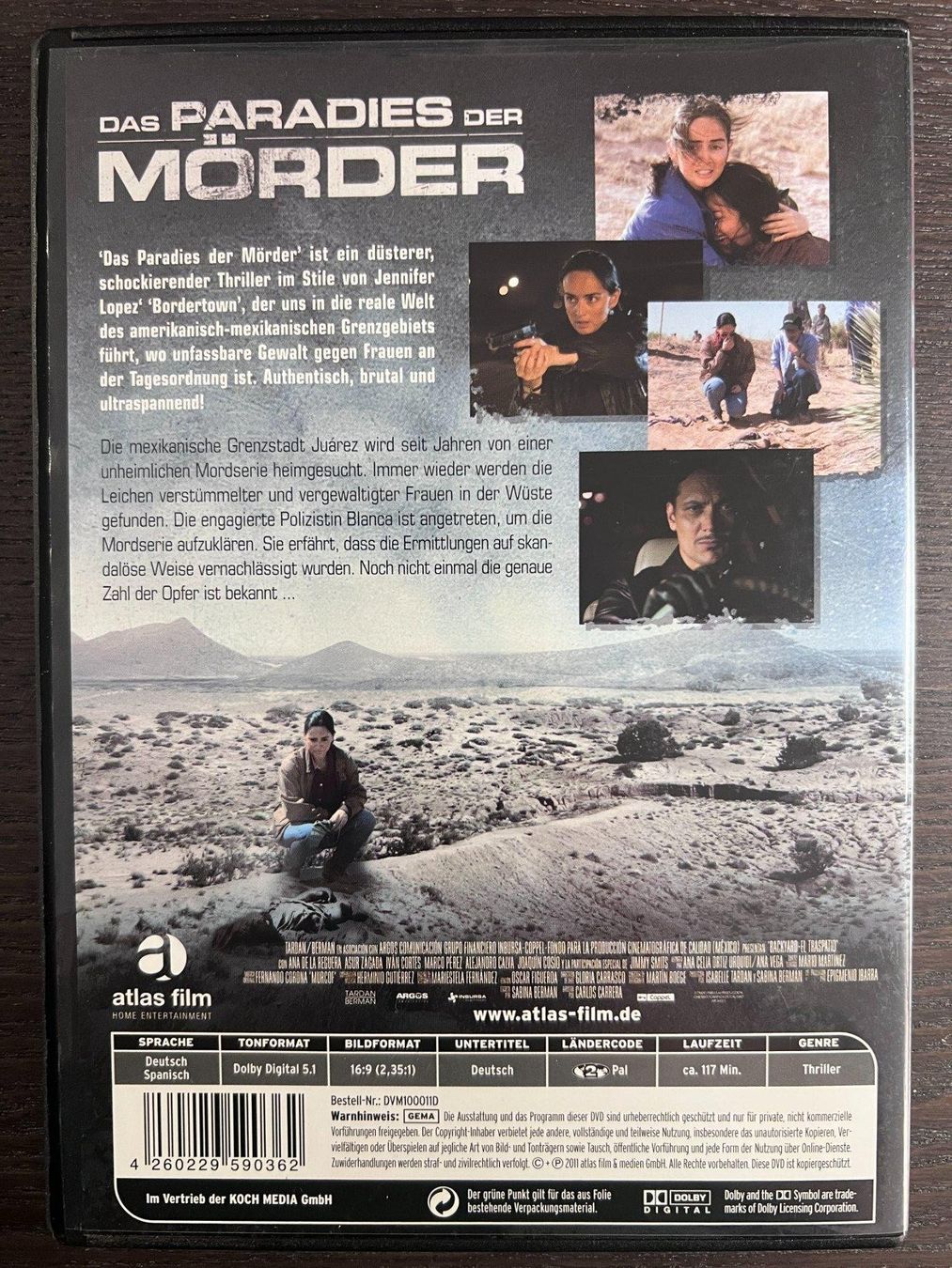 Tutti i DVDs: Das Paradies der Mörder – Usato da Zürich venduto da FilmFreunde 1