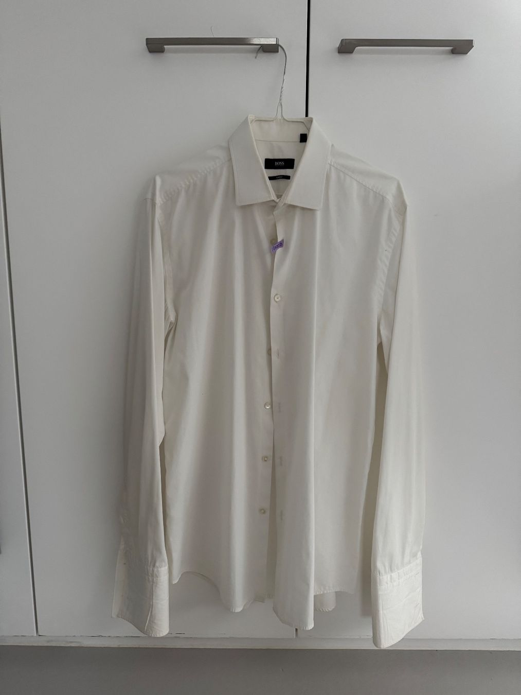 Hugo Boss Camicie: BOSS Herren Hemd Jacques Weiß Gr. 41 – Usato da Zürich venduto da ebr_595v