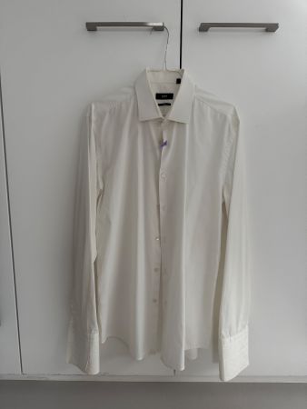 BOSS Herren Hemd Jacques Weiß Gr. 41