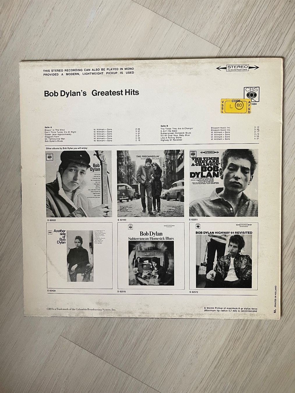 Dischi in vinile: BOB DYLON - GREATEST HITS – Nuovo (secondo la descrizione) da Brienz BE venduto da MUNI79 1