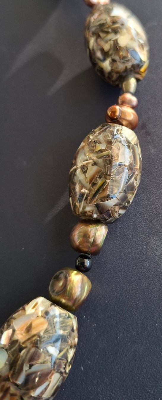 Catenine: Collier 925 et nacre – Usato da Biel/Bienne venduto da raf_2yqq 2