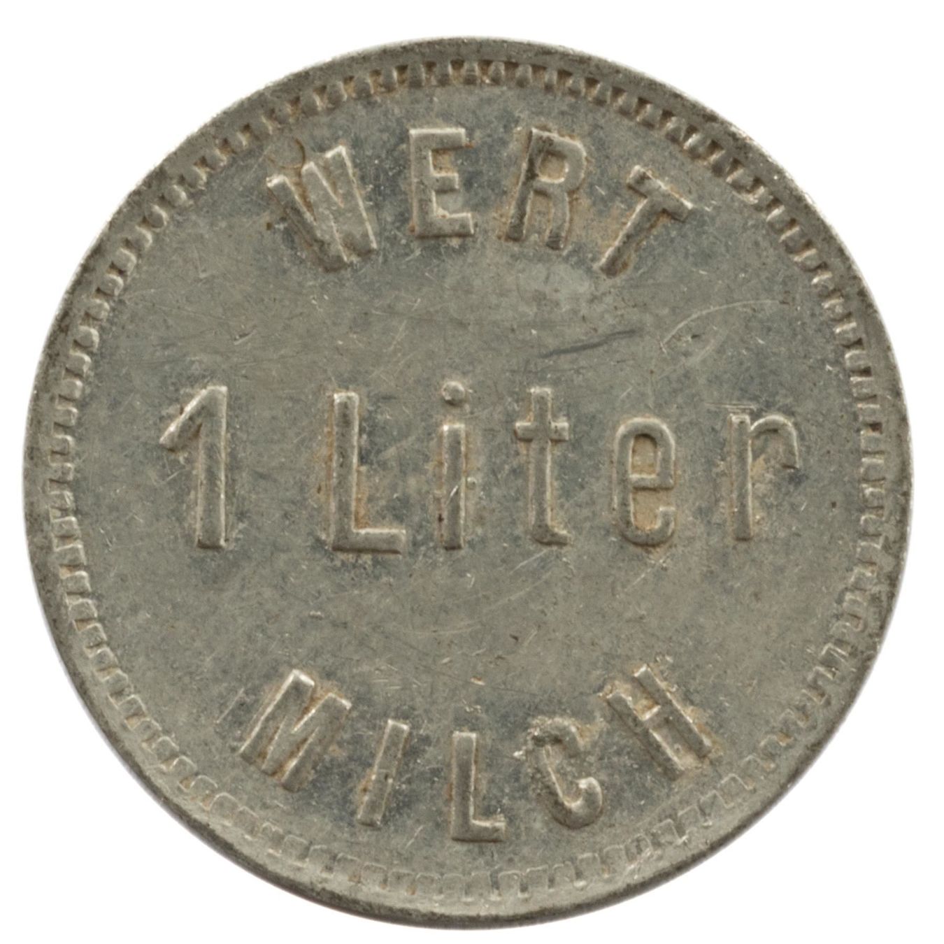 Agricoltura: Milchmarke 1 Liter O.B. – Usato da Rotkreuz venduto da Swiss-Coins