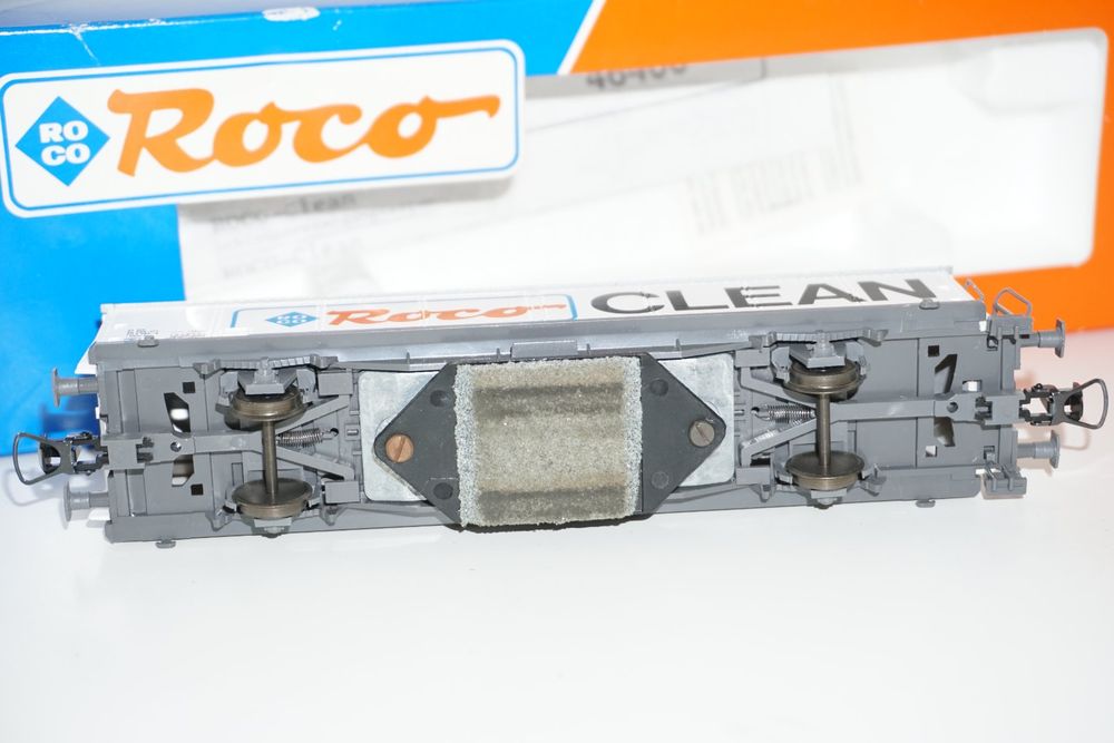Roco 46400 - Schienenreinigungswagen Roco Clean H0/DC (Gebraucht) in ...