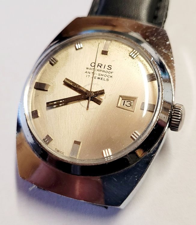 Oris Handaufzug Armbanduhr37/45mm ohne Krone gemessen (Gebraucht