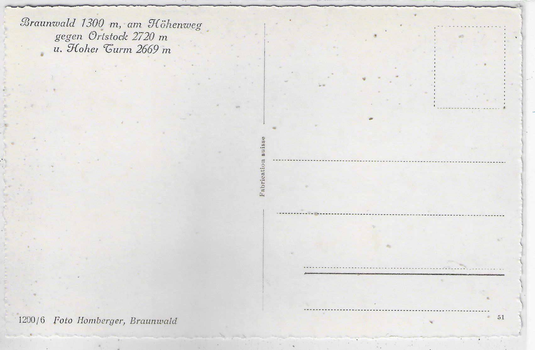 Cartoline postali: Braunwald im Winter – Usato da Ettingen venduto da Kartenplanet 1