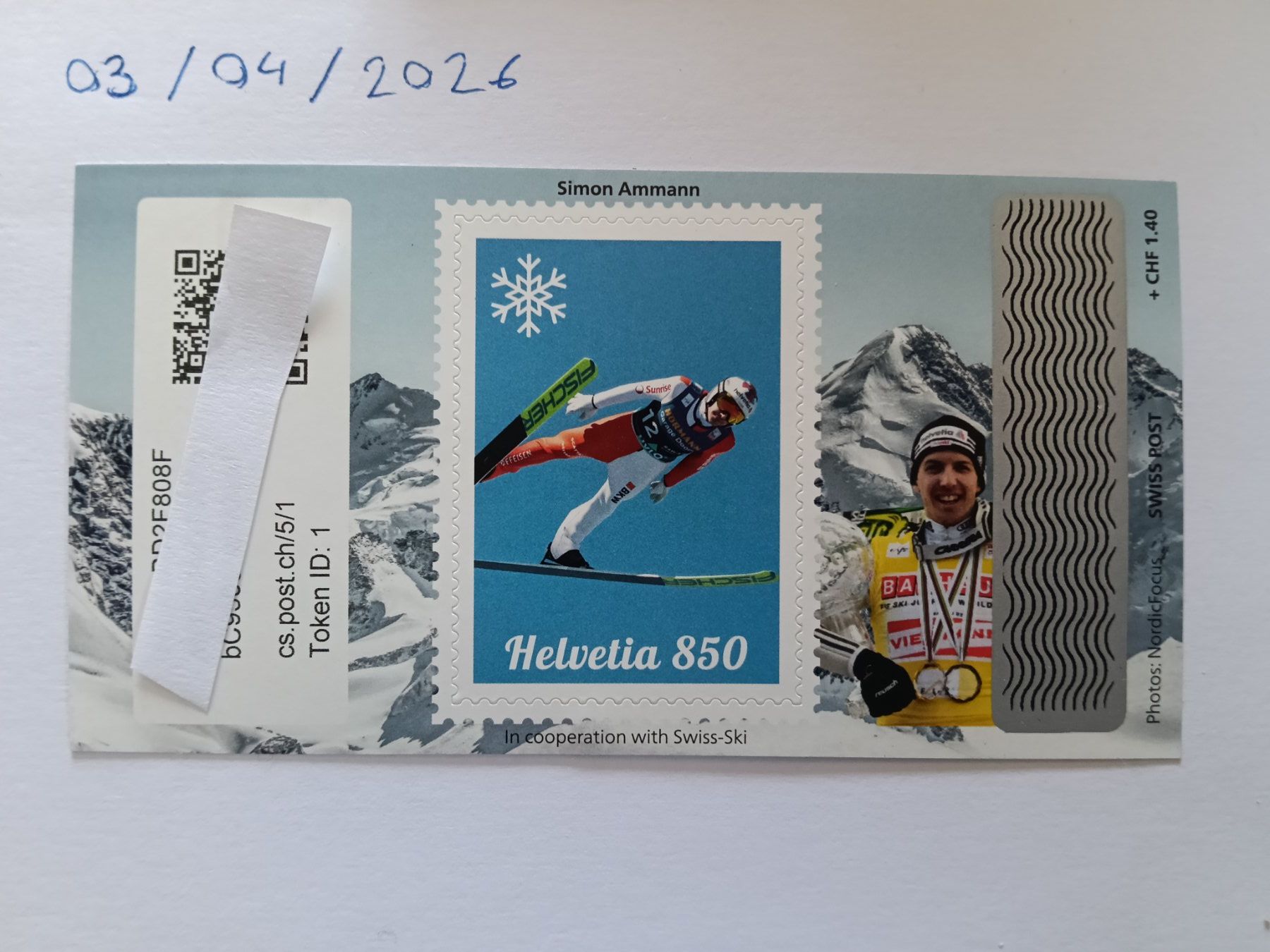 Alle Briefmarken: Crypto Stamp Timbre Swissski – Neu (gemäss Beschreibung) aus Lamboing von pet_djp8