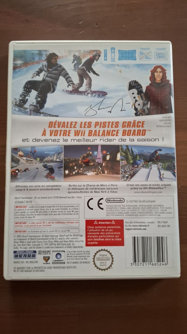 Giochi: Shaun White Snowboarding Wii – Usato da Fiaugères venduto da Fiaugeres1609 1