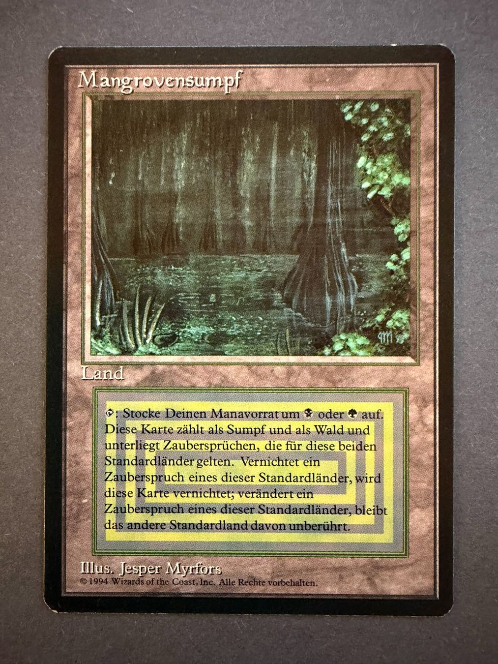 Magic The Gathering Sammelbilder & Trading cards: Mangrovensumpf // Bayou // Doppelland // Dual Land // Magic – Gebraucht aus Binz von Tempelritter