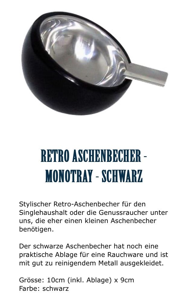 Cendriers: Aschenbecher – Neuf avec emballage d'origine à Zürich par benebiene 3
