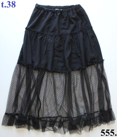 Jupe Clock Housse noire t. 38
