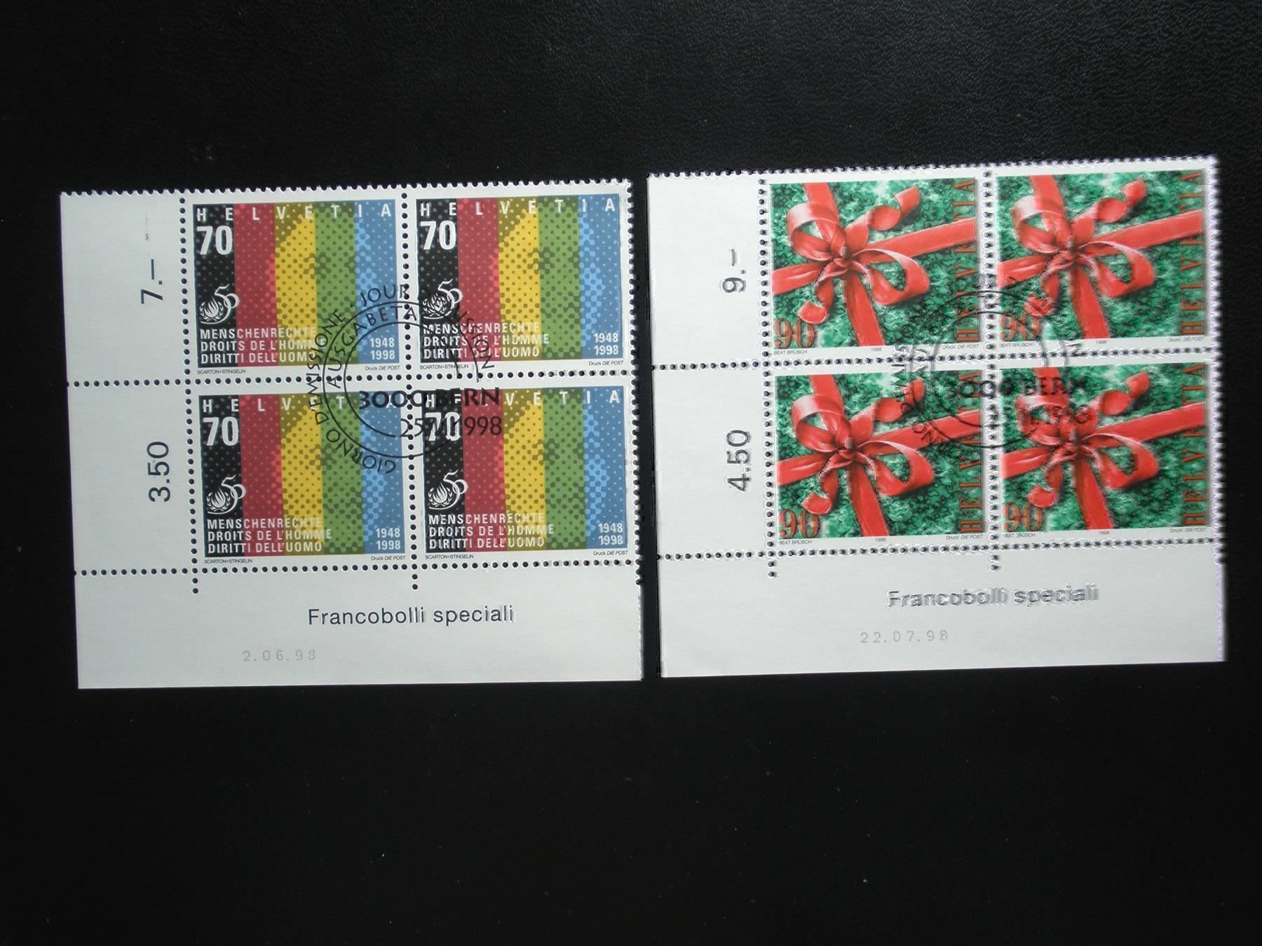 Tutti i francobolli: 1998 ET 961-62 – Nuovo (secondo la descrizione) da Buchs SG venduto da Tigeradler