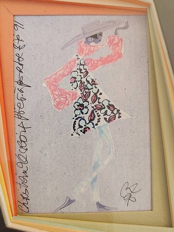 Gemälde: Illustration de mode Christian Lacroix – Gebraucht aus Genève von ana_2y6z