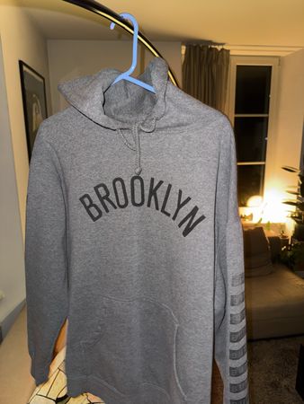 Brooklyn Nets Hoodie Grey Men’s L