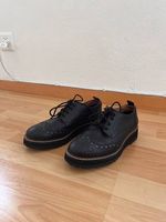 Leder-Oxford-Schuhe, gr. 37